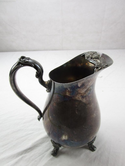 Vintage Countess 6217 silver plate water pitcher 9" tall