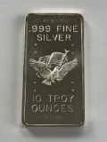 APM 10oz Fine Silver Bullion Bar Eagle American Pacific Mint