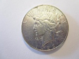 Circulated 1923 S Liberty Peace Dollar 90% Silver