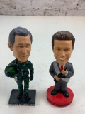 Arnold Schwarzenegger and George W. Bush Bobble Heads