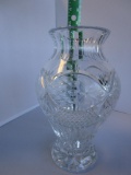 Clear cut glass pitcher 10