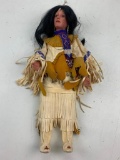 Native American porcelain doll with outfit by J. Belle 1992