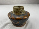 Pottery vase signed by the artist Hersta 3.5