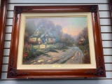 Thomas kinkade limited Gallery Proof Framed Canvas print SWEETHEART HIDEAWAY III 443/740 G/P Signed
