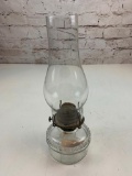 vintage kerosene Clear Glass lamp