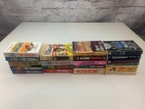 Lot of 21 Paperback Books John James, Tom Clancy, Jack Higgins and others