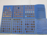Lot of 2 incomplete US penny books: Lincoln memorial cents from 1959 and Lincoln Head Cent 1909 to