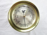 Vintage Howard Miller Brass Barometer made in Western Germany 5