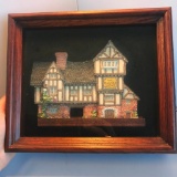 Handmade David Winter Cottage Wall Hanging 
