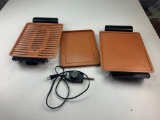 GOTHAM STEEL Smokeless Electric Grill, Griddle Indoor BBQ