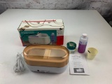 Sonic jewelry cleaner with box