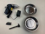 Chicago Electric 4.8v Screwdriver plus 2 Magnet Trays