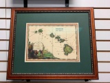 Mara Del Sud Map Framed Print