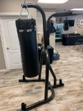 100lb heavy bag and speed bag fresh. Both on very same stand