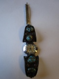 Timex ladies wrist watch with silver and turquoise watch band clasps. 34.49g TW