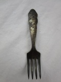 Vintage Wm. Rogers & Son AA Silverplate Souvenir Mickey Mouse Child's Fork