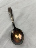 Wm. Rogers and Son IS silverplate baby spoon 4 1/4