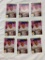 1990 Upper Deck Baseball GREG VAUGHN Lot of 9 ROOKIE Cards