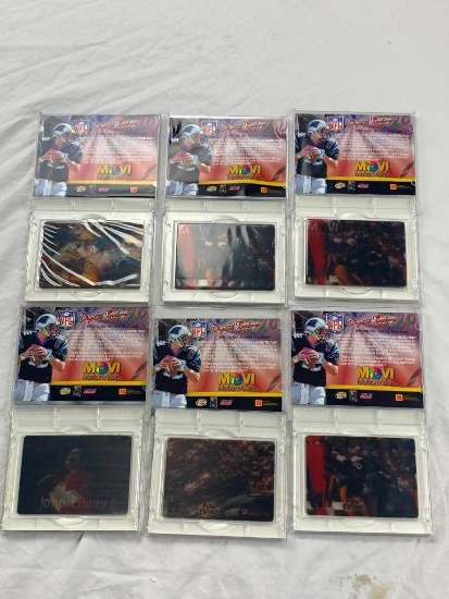 1996 NFL Digital Replay MOVI MotionVision Premier Edition 2.0 - Lot of 6- Elway, Favre, Stewart