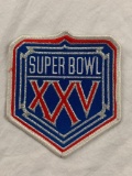 Official NFL Super Bowl XXV Patch NY Giants vs. Buffalo Bills