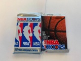 1990 and 1991 Hoops Basketball Lot of 2 Sealed Pack of cards