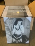 Bettie Page's Collection Lot of 12 Canvas Prints NEW 16x20 inches