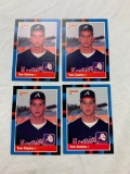 Lot of 4 TOM GLAVINE Braves 1988 Donruss ROOKIE Cards