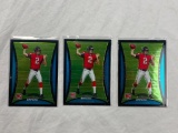 Lot of 3 MATT RYAN Falcons 2007 Bowman Chrome Football ROOKIE Cards