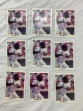 1990 Leaf Baseball JOEY BELLE Lot of 9 ROOKIE Cards