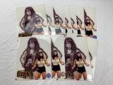 CHYNA Lot of 17 WWF Wrestling Official Photos