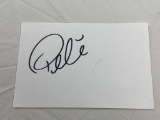 PELE Soccer Player AUTOGRAPH Signed Index Card