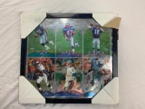 1998 Topps Finest Peyton Manning Rookie Card Framed Uncut Oversize Card Sheet