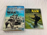 The Vietnam War Hardcover Book and NAM Softcover Book