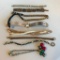 Lot of 8 Misc. Costume Bracelets