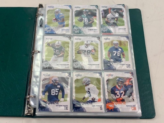Binder full of 135 Football Cards with stars and rookies
