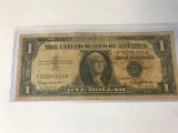 1957B US One Dollar BLUE Silver Note