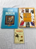 Lot of 3 Books About Birds and Insects Hardcover and Paperback
