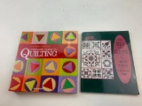 Home and Gardens Complete Guide to Quilting Book and Red and Green Quilting Book Signed by Author