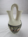 Native American pottery wedding vase. 10