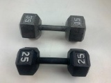 25 LB and 35 LB Hand Weights