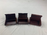 Lot of 3 Wood Storage boxes