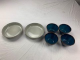 Lot of 4 Ceramic Bowls and 2 Bowl plates