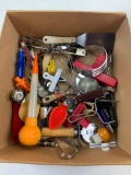 Lot of Cooking Kitchen utensils- dough cutter, Cheese cutter, Brushes, Can Opener, Nut Cracker