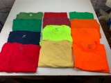 Lot of 12 Men's T-Shirts Size 3 XL- Russell, Fruit of the Loom, Eddie Bauer