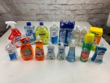 Lot of Home Cleaning Supplies NEW- Lysol, Palmolive, Dial, Scrubbing Bubbles, Hand Sanitizer & more