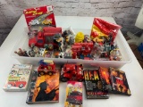 Large lot of Firemen Firefighter memorabilia- Toys, Diecast, Figures and more