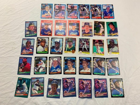 Lot of 34 Baseball Cards from Early 1980's STARS, ROOKIES, HALL OF FAME PLAYERS