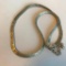 Sterling Silver Chain Necklace with 