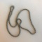 Silver-Toned Costume Chain Necklace with 925 Sterling Silver Clasp