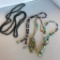 Lot of 4 Misc. Beaded Costume Necklaces